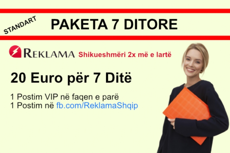 Paketa 7 Ditore nga Platforma ReklamaShqip.com